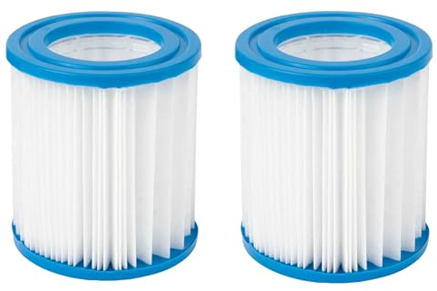 Crivit Filterkartuschen 2er Set 8 x 9 cm Für Klarhaltung des Wassers