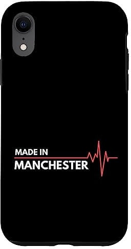 iPhone XR Born In Manchester UK United Kingdom Birth Place City Case