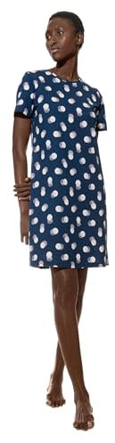 Mey Serie Scribbled Dots Damen Nachthemden Deep Marine 3XL(48)