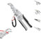 2024 New Multifunctional Elbow Wire Stripping Pliers with A Spring Keychain, Upgrade Multi Functional Wire Stripper Cutter Pliers, for Cutting Stripping Shearing(Eagle Beak wire Stripper)