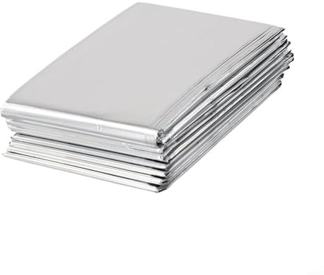 Reflektierende Folie für Pflanzen, reflektierende Folie, silberne Decke für Gewächshaus, Pflanzenwachstum, Mylar-Folie (160 cm x 210 cm)