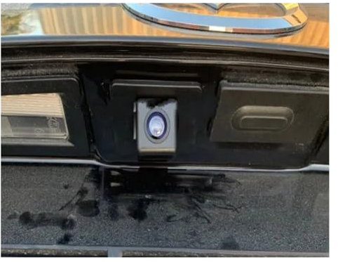 Rückfahrkameras Für Mazda 3 Axela Für Mazda3 Limousine BM BN 2014 2015 2016 2017 2018 6V HD Rückansicht Kamera Kompatibel Mit Bildschirm CCD Reverse Rückfahrkamera Auto