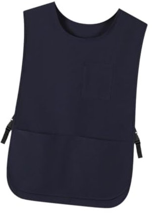 LOVIVER Delantal de zapatero, delantal de teñido, impermeable, profesional, multifunción, delantal de trabajo para peluquería, chaleco, delantal para trabajo, Azul