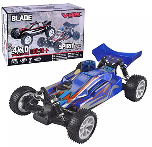 Funwetrike 1/10 Maßstab Hobby RC Auto, VRX RH1006 2.4G 4WD Nitro RC Geländewagen Hochgeschwindigkeits RC Auto für Erwachsene - RTR Version