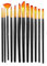 YUNYU 12-teiliges Kinder-Make-up-Pinsel-Set – weiche Nylon-Aquarell- & Gesichtsbemalungspinsel für Kostüm, Halloween, Theater & Karneval (sicheres, waschbares Kinder-Make-up-Pinsel-Set für kreatives