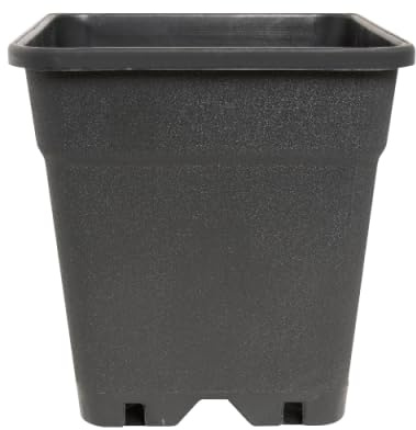 Generisch 10 x Pflanztopf in Verschiedene Größen Anzucht Töpfe Grow viereckig Kübel (25 L / 32 x 32 x 35 cm)