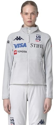 6CENTO 688C US - Fleece - Giacca - Donna - GREY LT LEAD