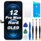 DIGI4U Hard OLED for iPhone 12 Pro Max Screen Replacement, 6.7'' FHD COF NOT LCD Screen for iPhone 12 Pro Max Display Digitizer Assembly, with Repair Tool Kit for iPhone Replacement