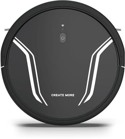 Bagotte Robot Vacuum Cleaner with Mop, Self-Charging Robotic Vacuums, Slim, Quiet, 6 Cleaning Modes Ideal for Pet Hair, Hard Floors