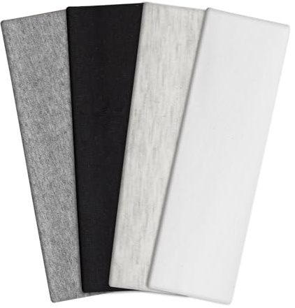 Sports Headbands for Yoga Gym Women, Stripe Cherry Hairbands Non Slip Cotton Sweat Absorbing Hair Bands for Women