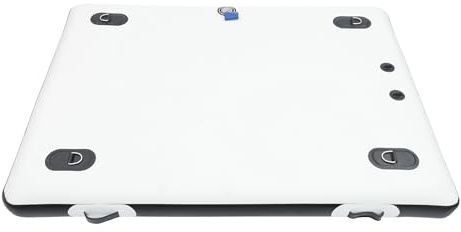 Piattaforma galleggiante gonfiabile, 200 x 150 cm, gonfiabile, barca da pesca portatile, con pompa ad aria e timone, compatibile con fuoribordo, lago, fiume, oceano, 400 kg