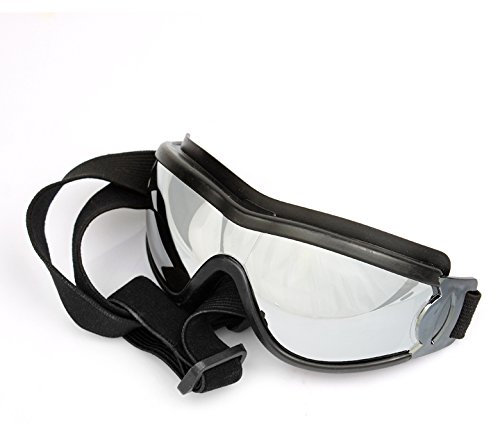TRIROCK Tinted Dog Goggles and Sunglasses for Large and Medium Breeds, W/Chin Strap - 100% UV Protection, Windproof, Fogproof