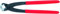 Knipex Tenaza rusa (tenaza rusa) negro atramentado, recubiertos de plástico 200 mm 99 01 200 EAN