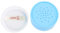 FRCOLOR Puderdose Mit Quaste Lose Puder Dose Babypuder Behälter Körperpuder Dose Reisebehälter Leer Kosmetische Behälter Zuhause Reise Blau