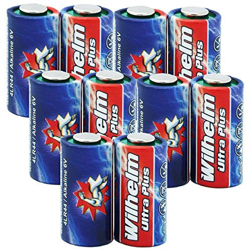 10 x 4LR44 Foto Batterie 6V PX28A 4SR44 V4030PX Wilhelm