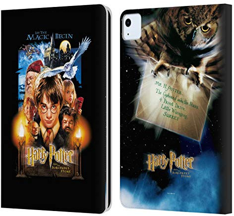 Head Case Designs Licenciado Oficialmente Harry Potter Póster 1 Sorcerer's Stone II Carcasa de Cuero Tipo Libro Compatible con Apple iPad Air 2020/2022