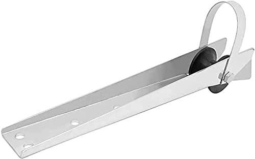 Dulcicasa Arc Davier aus 316 Edelstahl, Bow Anchor Rolle aus Gummi für feste Marine-Yacht, Universal, hohe Leistung, Bogen, Yacht-Zubehör, 390 mm