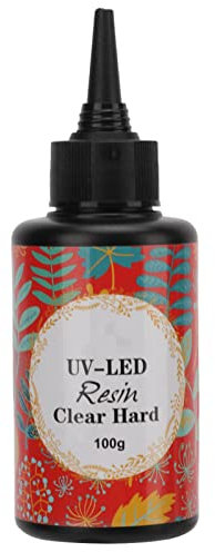 UV-Harz, UV-Kleber, Schnell Aushärtendes Epoxidharz, DIY-Produktion für Armbänder, Ringe, Halsketten, Anhänger (100g)