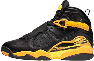 Air Jordan 8 Retro - Basketball Schuhe Schwarz-Gelb CI1236-007 - Grösse: EU 39 US 8