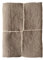 JOWOLLINA Feines Waffelpique Badetuch Saunatuch Leinen Stonewashed (Safari, 70x140 cm)