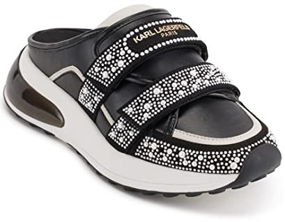 KARL LAGERFELD Damen Kl136245-005-9,5 Sneaker, Schwarz Weiß, 41 EU
