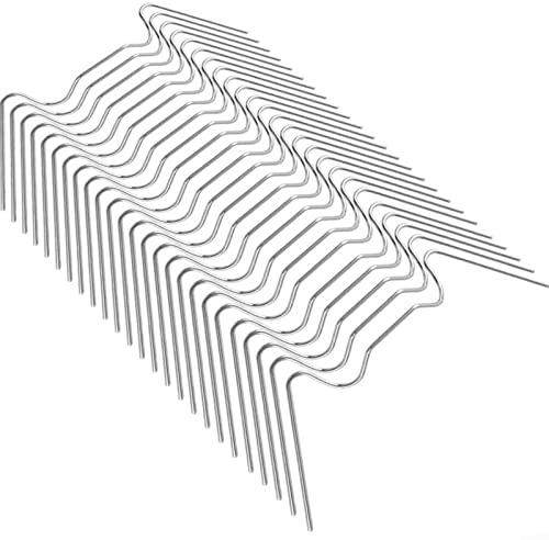 100 clip in vetro a effetto serra, con clip in vetro per serra, da giardino, in acciaio , per fissare pannelli di vetro