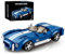Technik Sportwagen Bausteine Sets für Shelby Cobra S, 312 Teile Rennwagen Modellbausatz, MOC Klemmbausteine Auto Konstruktionsspielzeug Geeignet für Erwachsene und Jugendliche