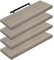 WOLTU Étagère Murale, Étagère Suspendue, Étagère Flottante en MDF, Lot de 4, pour Salon, Cuisine, Chambre, Salle de Bain etc RG9235grdc-4