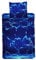 MTOnlinehandel Gaming Bettwäsche Set 135x200 + 80x80 cm, 100% Baumwolle, 3D Effekt, Reißverschluss, für Teenager, Mädchen und Jungen, Lava Neon Gamer Merch (Bluelight)