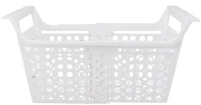 Cestello per Congelatore a Pozzetto Contenitore Organizer per Congelatore Espandibile per Carichi Pesanti con Maniglia Accessori per Congelatore a Pozzetto per Cucina (S (30-59