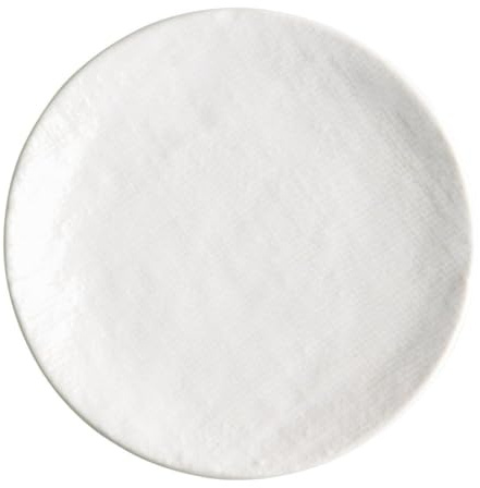 Olympia Denim Porcelain Coupe Plates 285mm, White, Pack of 4 | Complements modern table settings with chip-resistant edges for busy commercial dining, university, or home use.