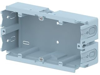 Habengut | Kanaldose 2-Fach für Brüstungskanal 130x60 mm - für handelsübliche Geräteeinheiten