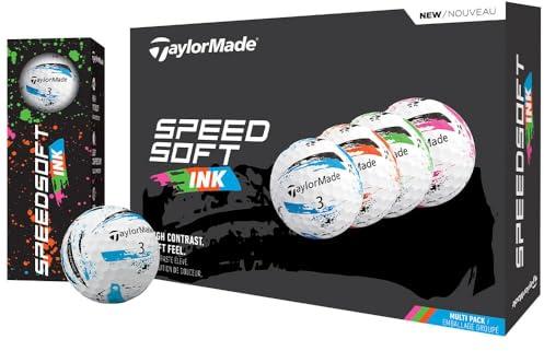 TaylorMade Golf Speed Soft Ink Multi Pack Golf Balls