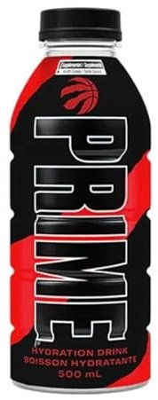 Prime Hydration Raptors Black Red Limited Edition