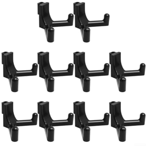 HomeVortex Kunststoff-Werkzeughaken für lebenslange Schuppen mit vertikaler Verkleidung, Gartengeräte, Aufbewahrungs-Organizer, robuste Garagen-Wandhalterung, Aufhänger-Haken für Werkstatt, Gartenhaus