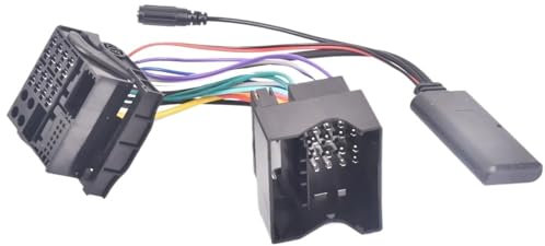 Autoradio-Kabelbaum for OPEL, for CD30 Mp3 CDC40 CD70 DVD90 Astra Combo Corsa Agila Meriva Kabelbaumstecker Mikrofon Bluetooth AUX Adapter
