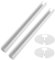 Alipis 2 Ensembles Caches Tuyaux Décoratifs pour Radiateur avec Colliers de Couverture pour Tuyaux Eau Gaz Design Élégant pour Muraux