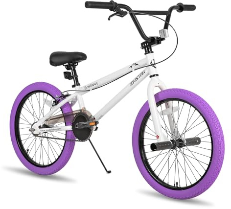 JOYSTAR Brockway Freestyle BMX pour Enfants 20 24 vélos pour Enfants 8-14 Ans pour garçons et Filles, Multicolore