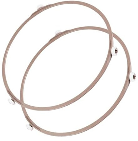 Support de plateau tournant for four à micro-ondes, 2 pièces, anneau rotatif, support de rouleau circulaire 14mm, roues for micro-ondes 17.8cm