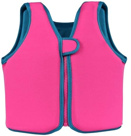 Giacca da Surf in Neoprene for Bambini con Cerniera, Giacca da Surf for Ragazzi e Ragazze, Kayak, Surf, Nuoto e Rafting(Pink,XXL (10-12 Years))