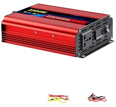 Onduleur Transformateur Onduleur À Onde Sinusoïdale pour Mini-Voiture 12 V À 220 V 1600 W 2500 W 3500 W 4500 W Convertisseur De Tension CC À CA 12 220 Convertisseur(12V3500W 220V)