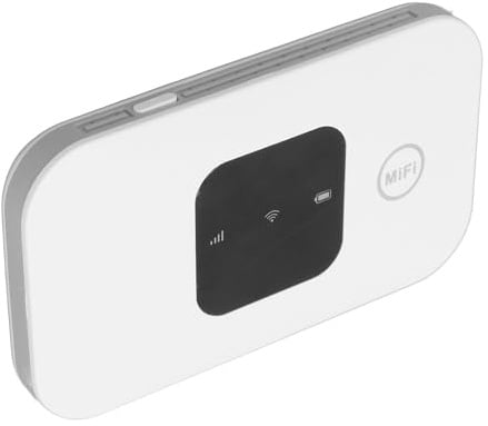 Jiawu Hotspot Mobile 4G LTE, Batteria Ad Alta velocità da 150 Mbps 2100 MAh Supporta 10 Dispositivi Collegati Hotspot Wi-Fi Portatile, Modem Router 4G con Ricarica USB C e Ampia compatibilità, per