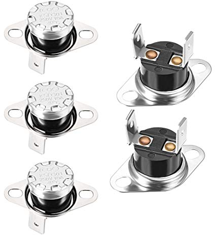 sourcing map 5Stücke Temperaturschalter Thermostat Normalerweise offen 40°C 10A N.O