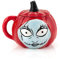 The Nightmare Before Christmas Sally DY14412 - Tazza in ceramica scolpita a forma di zucca, 760 ml, con coperchio e manico, divertente idea regalo ispirata al musical animato Stop-Motion di Tim