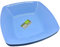 ECO Durable Large Plastic Square Bowls Set of 4 | 24cm x 24cm – Cereal Bowl for Kids | Reusable Square Bowls for Parties | BPA-Free Stackable Plastic Serving Bowls (Blue, Large 24x24cm)