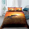 Fadaseo Bettwäsche-Set für Einzelbett, 140 x 200 cm, 3D-Druck, Meerestiere, Delfin, 3-teiliges Bettwäsche-Set, pflegeleicht und superweiches Baumwolldesign, mit 2 Kissenbezügen, hypoallergen