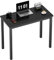 SogesPower Bureau d’Ordinateur, Bureau pour Bureau, Bureau d’Ordinateur Portable PC, Poste de Travail, 80 x 40 x 75 cm, Noir