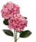 Briful Fiori artificiali di ortensia alti 63 cm, realistici al tatto, stelo lungo, piante finte rosa per esterni, giardino, matrimoni, decorazione per la casa