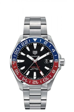 TAG Heuer TAG Heuer Aquaracer Caliber 7 GMT WAY201F.BA0927 Black Dial Watch Men's (W203289) [Parallel Import], Bracelet Type