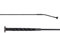 ARBO-INOX Dressurpeitsche Dressurgerte Marmoroptik (100cm, Schwarz)